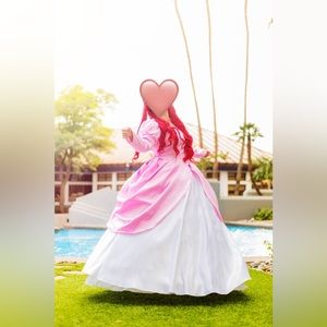 Ariel Pink Dress Cosplay